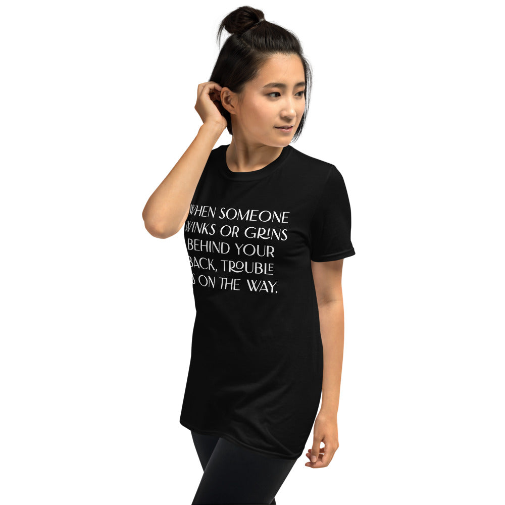When Someone Winks Short-Sleeve Unisex T-Shirt