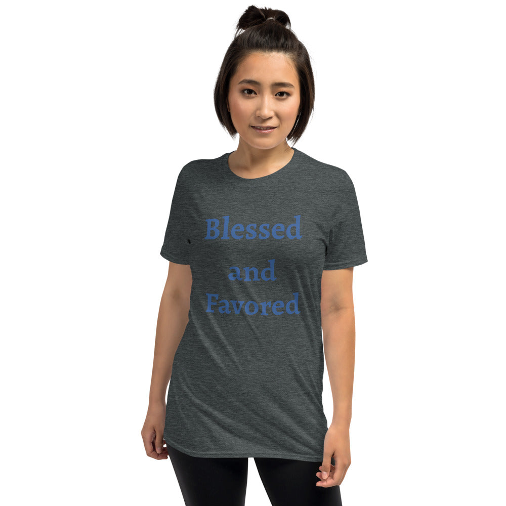 Blessed & Favored Unisex Basic Soft-Style T-Shirt