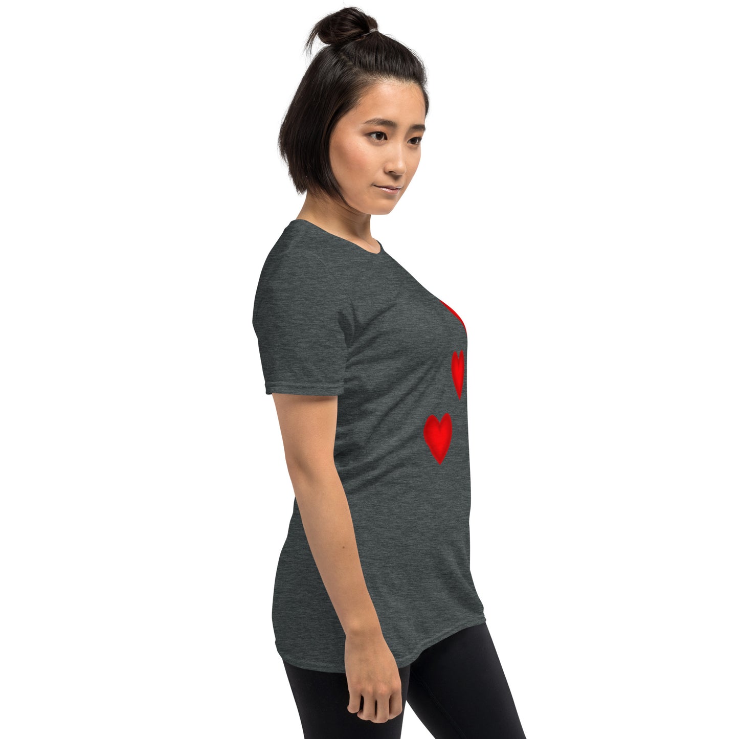 Hearts Short-Sleeve Unisex T-Shirt