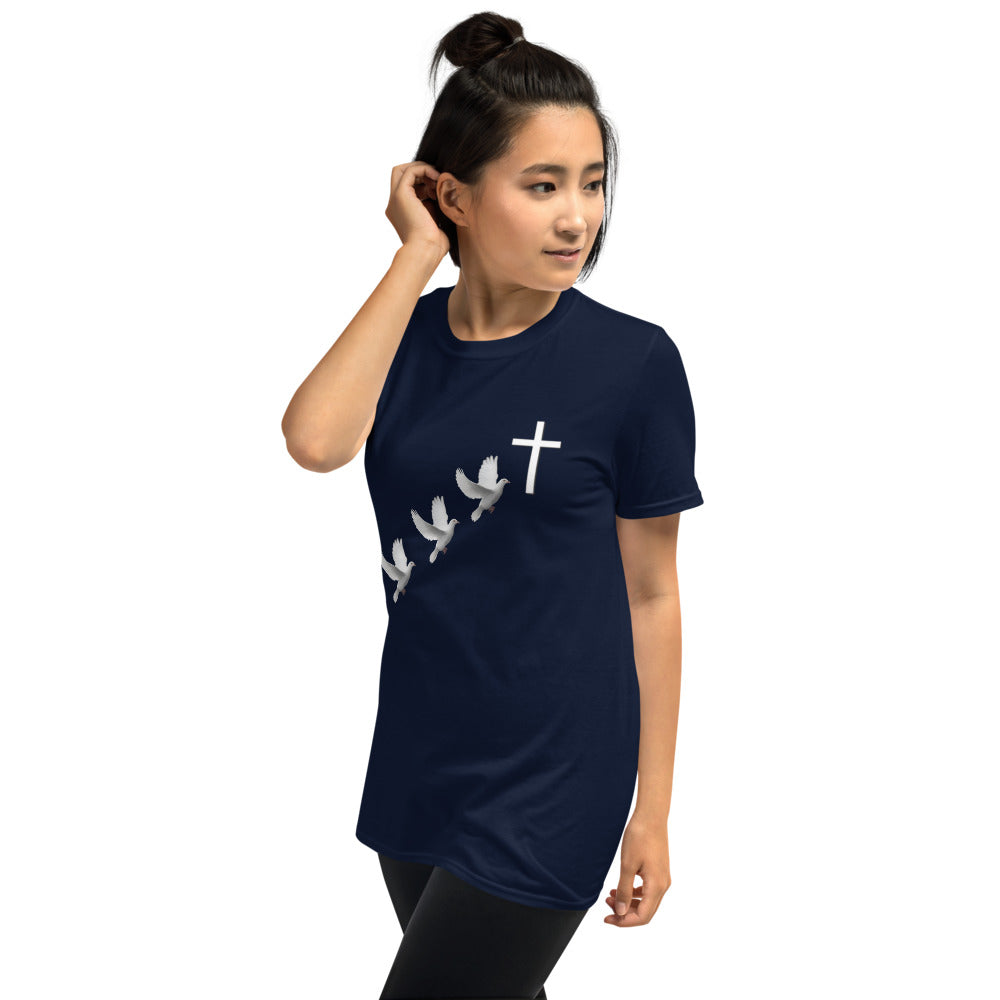 Cross and Dove Women's Racerback Tank