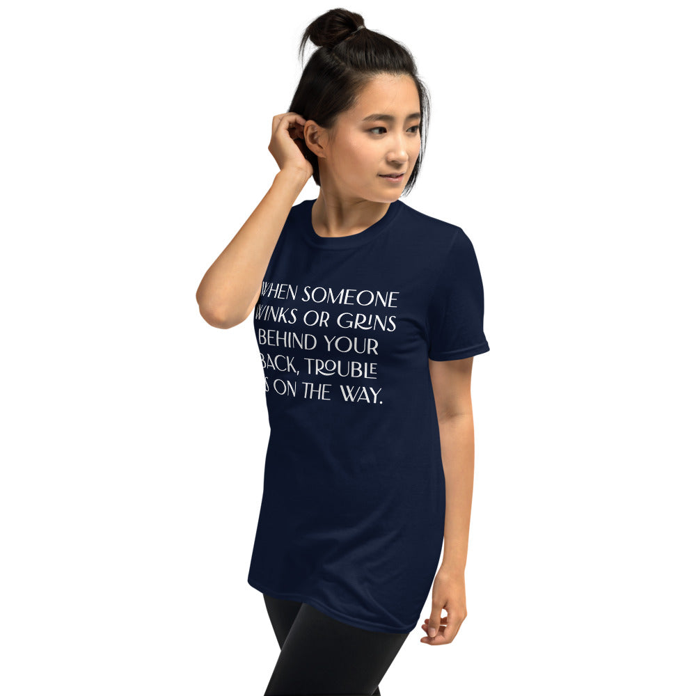 When Someone Winks Short-Sleeve Unisex T-Shirt