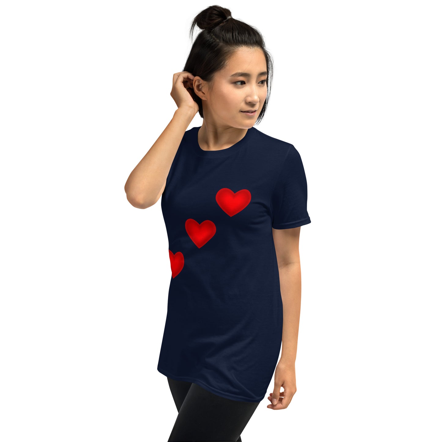 Hearts Short-Sleeve Unisex T-Shirt