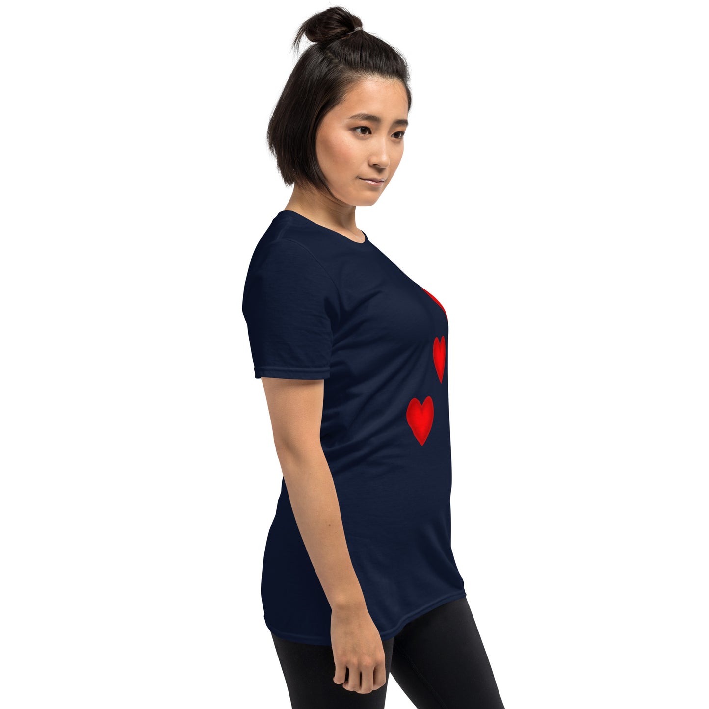 Hearts Short-Sleeve Unisex T-Shirt