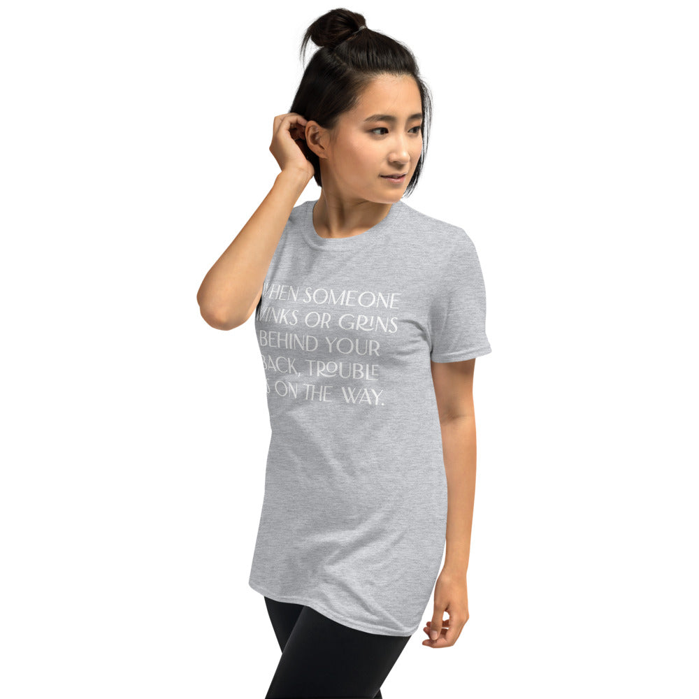 When Someone Winks Short-Sleeve Unisex T-Shirt