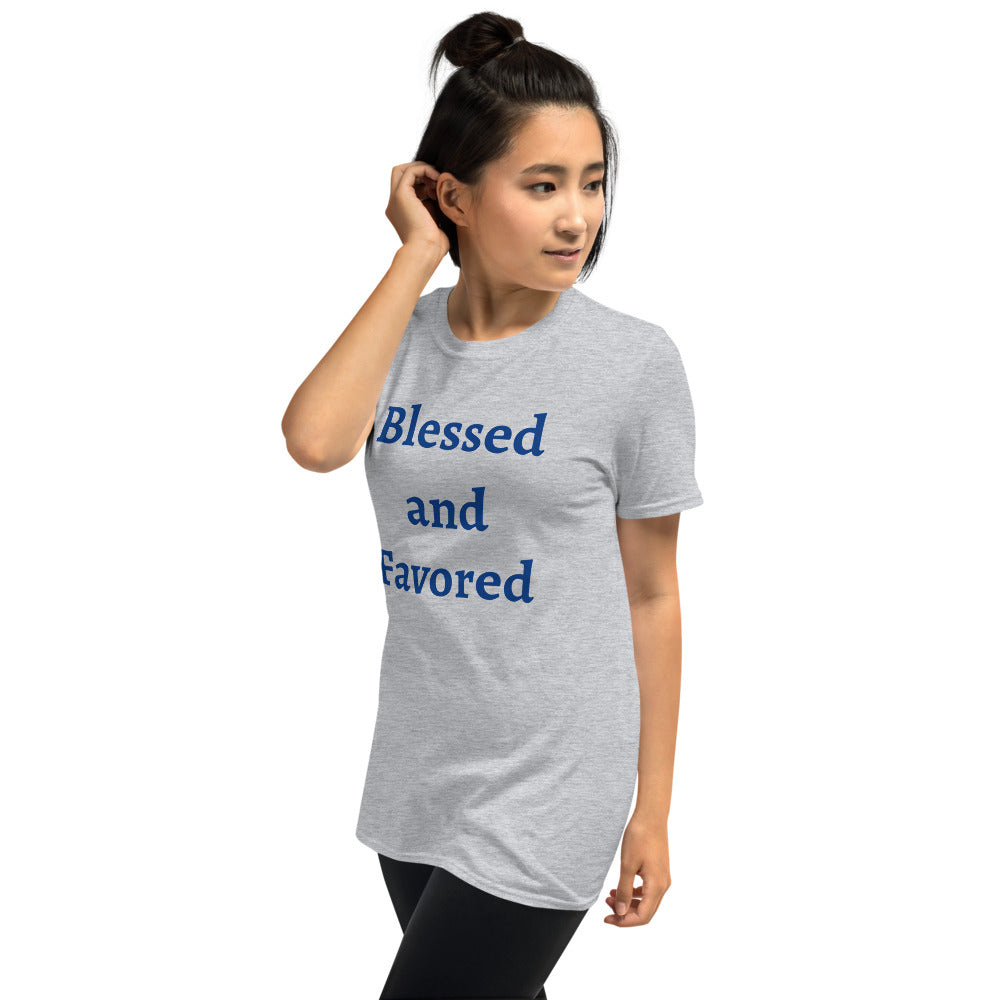 Blessed & Favored Unisex Basic Soft-Style T-Shirt