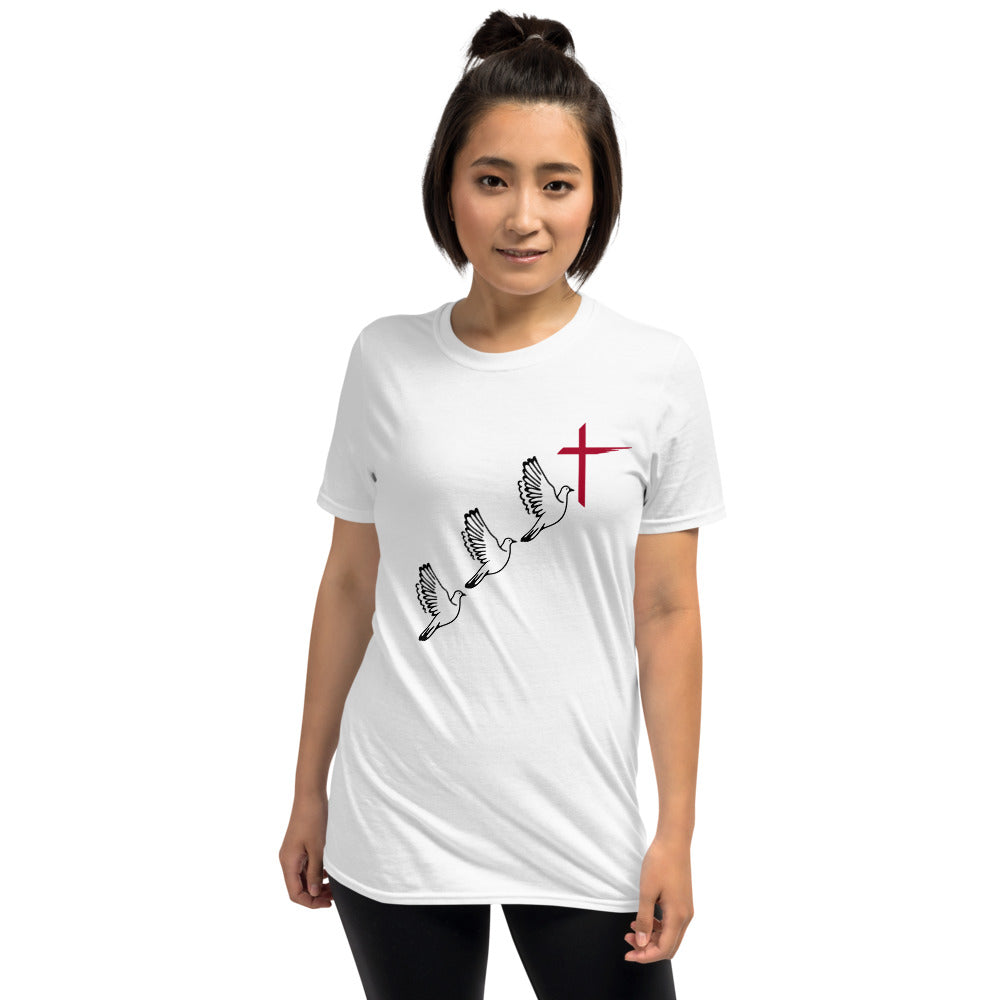 Cross and Dove Women's Racerback Tank
