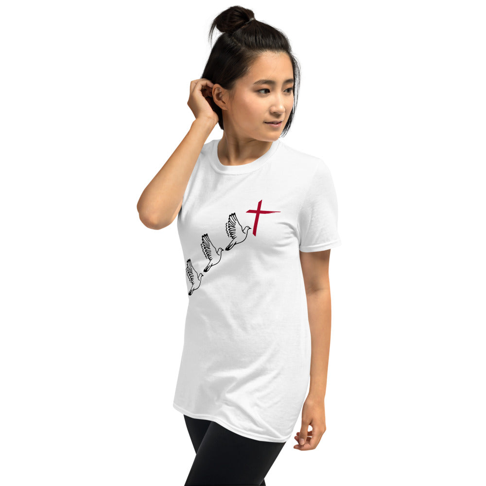 Cross and Dove Women's Racerback Tank