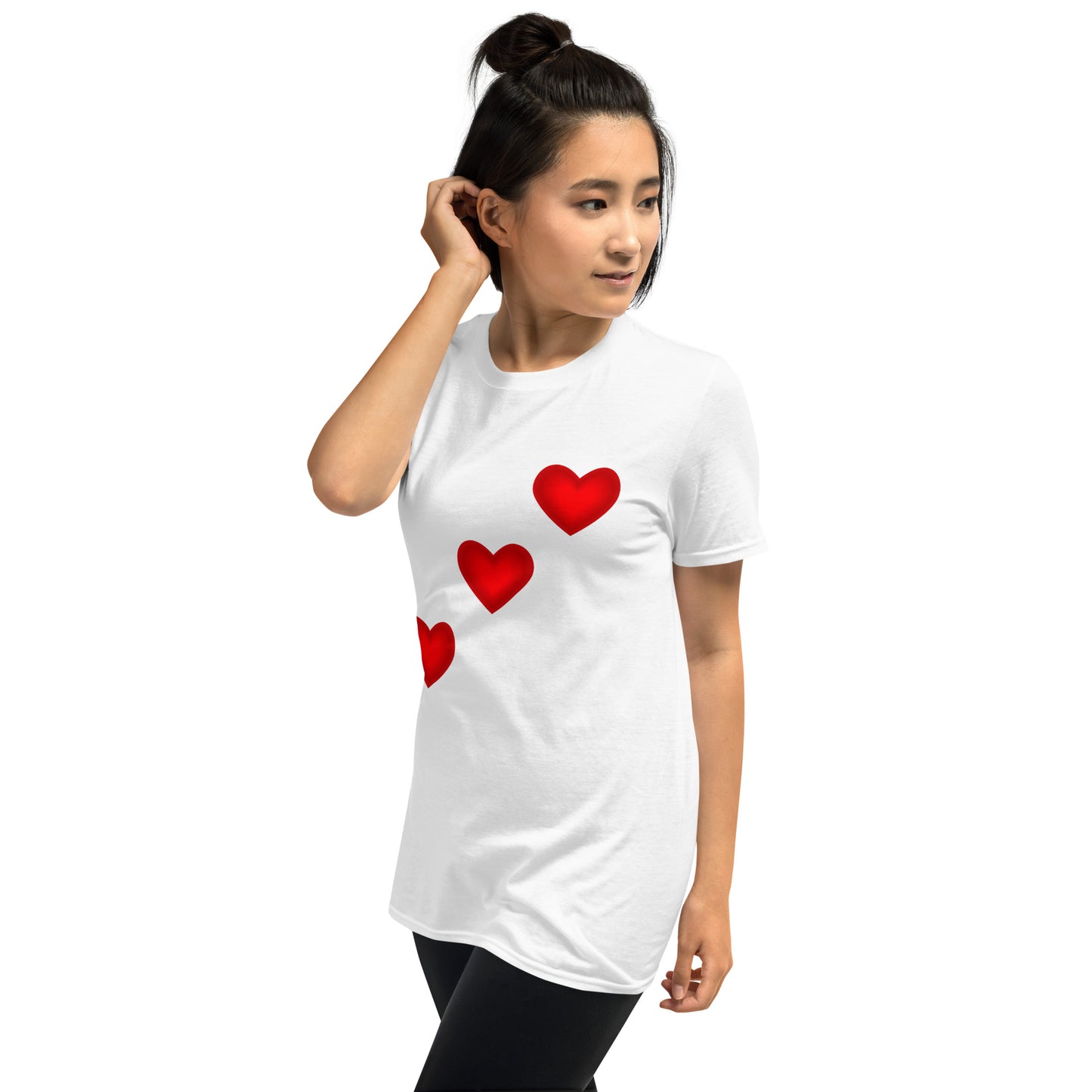 Hearts Short-Sleeve Unisex T-Shirt