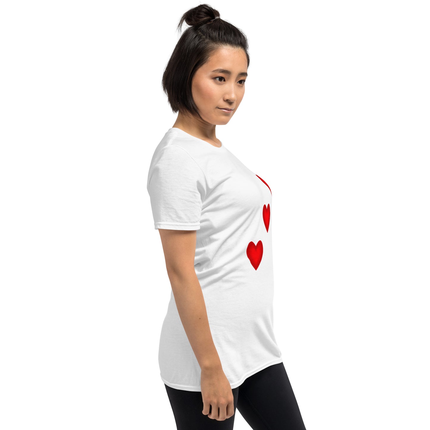 Hearts Short-Sleeve Unisex T-Shirt