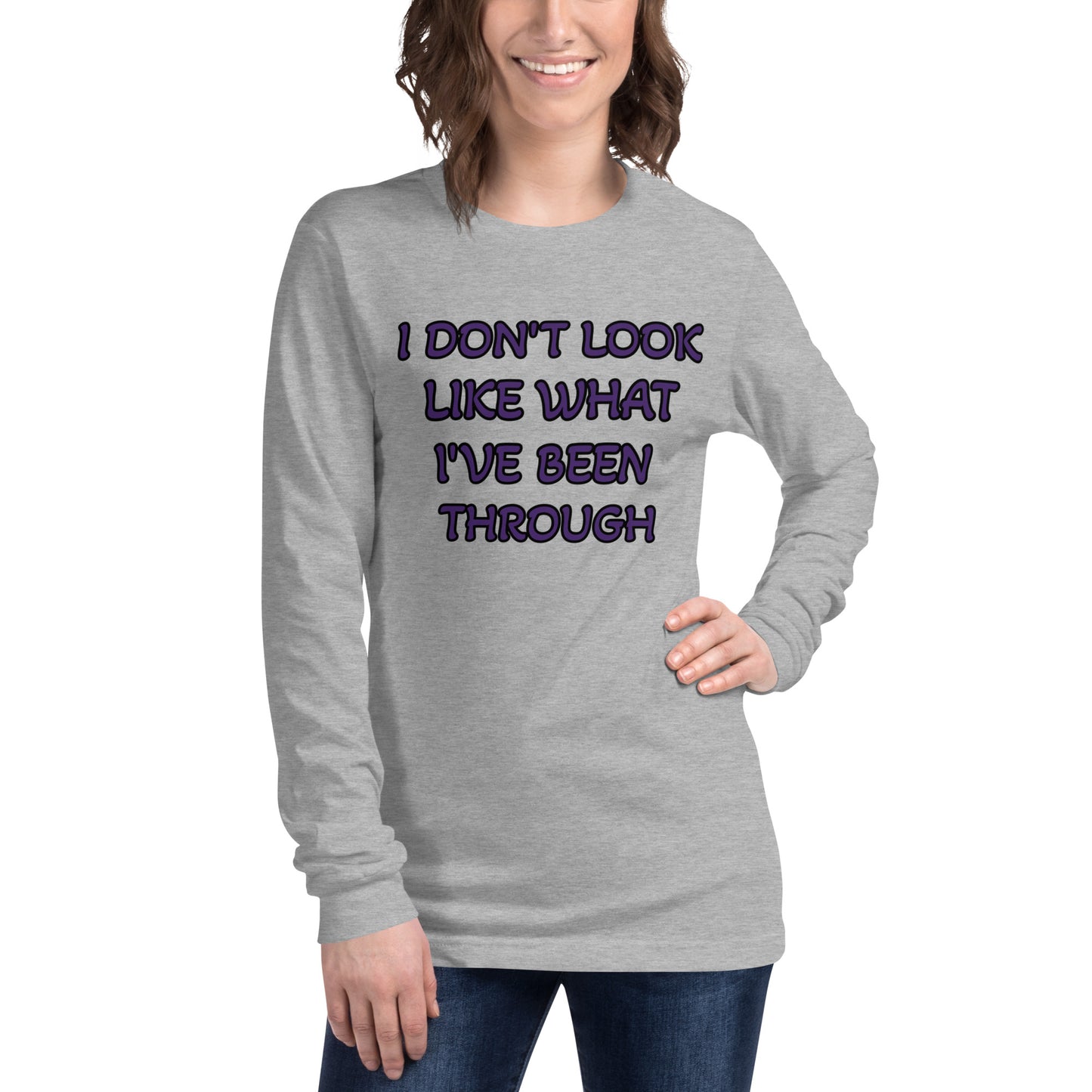 I Don't Look Like What I've Unisex Long-Sleeve Tee