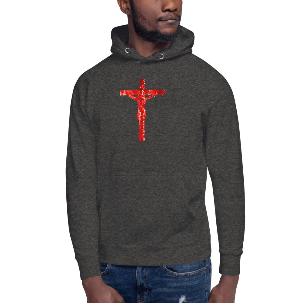 Jesus on a Cross Unisex Premium Hoodie/Cotton