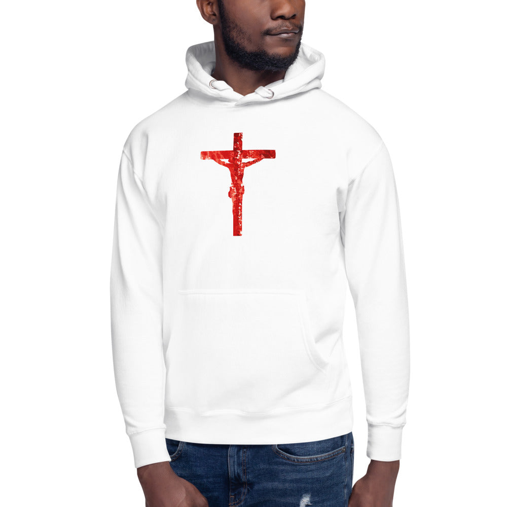 Jesus on a Cross Unisex Premium Hoodie/Cotton