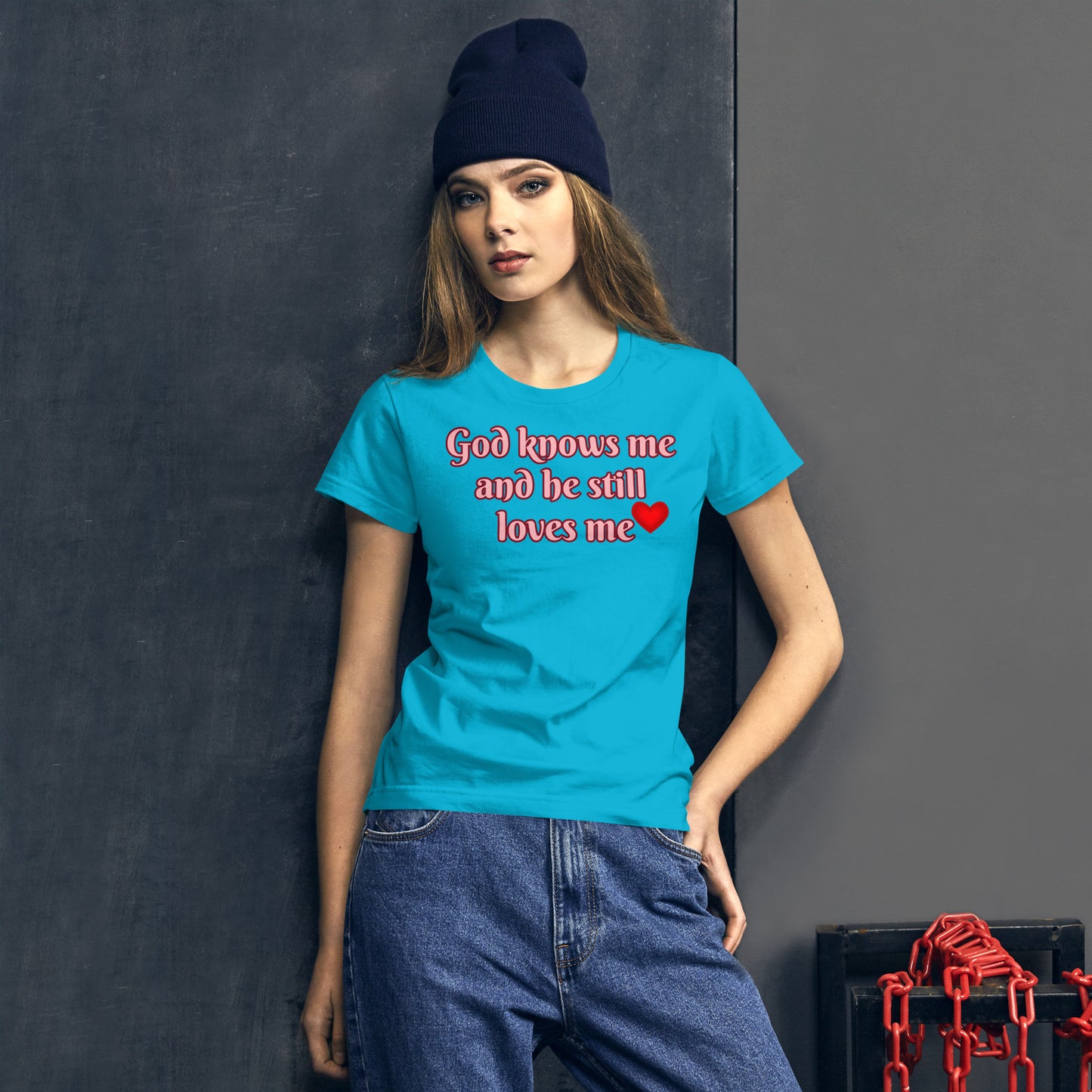 God Knows Me Women's Short-Sleeve T-shirt
