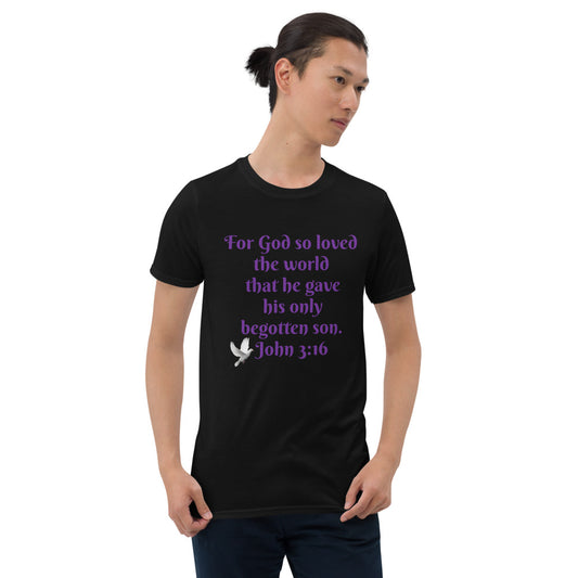 For God So Loved The World Unisex Basic Soft T-Shirt