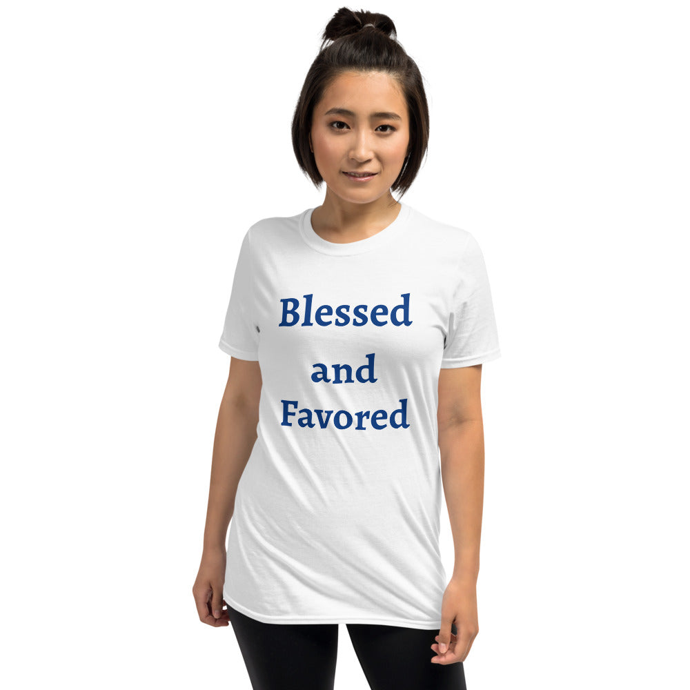 Blessed & Favored Unisex Basic Soft-Style T-Shirt